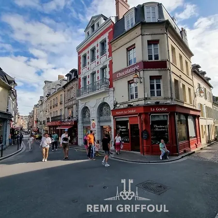 아파트 L'oree Des Brumes Historic Center 2 People 옹플뢰르