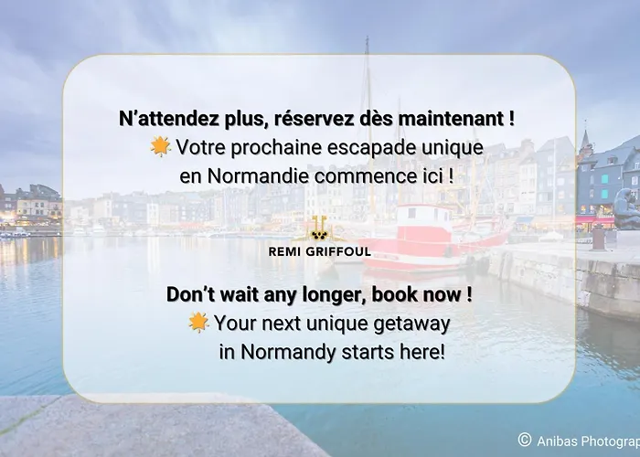 L'oree Des Brumes Historic Center 2 People * 옹플뢰르